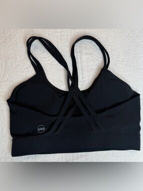 Janji  Women's Run Everywhere Groundwork Pace Sports Bra Black Medium Athletic